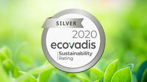 Ecovadis - Sustainability Rating 2020 - Silver