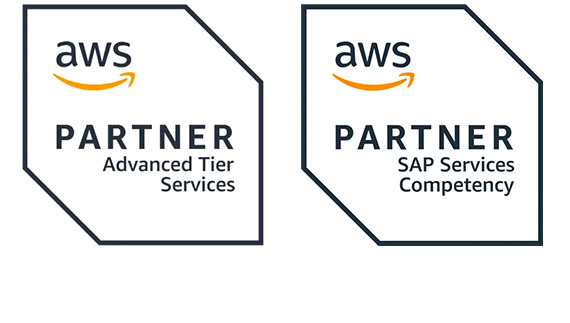AWS Partner certification badges
